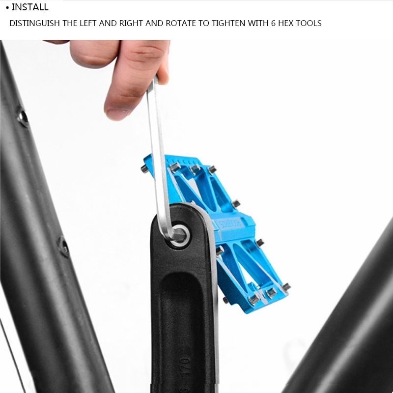 ROCKBROS 3 Bearings Bike Pedal Bicycle MTB Road Bikes BMX Ultralight Durable Parts For Brompton