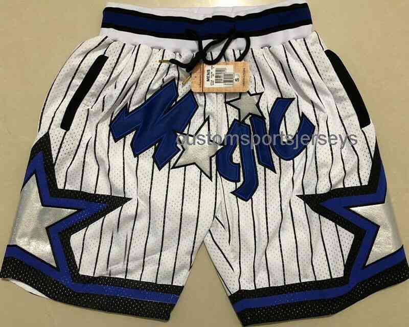 Men's Orlando Shorts Blue Black White All Stitched S,M,L,XL,XXL