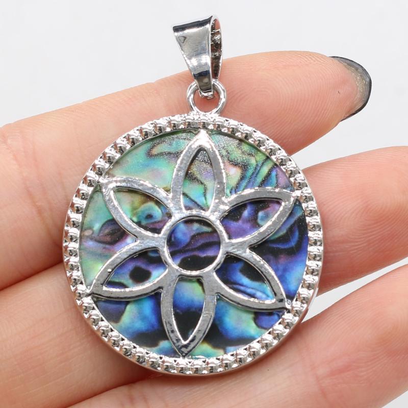 Charms Natural Shell Pendant Round Shape 32x32mm Interesting Accessories For DIY Necklace Design Jewelry, Bronze;silver
Charms Natural Shell Pendant Round Shape 32x32mm Interesting Accessories For DIY Necklace Design Jewelry, Bronze;silver