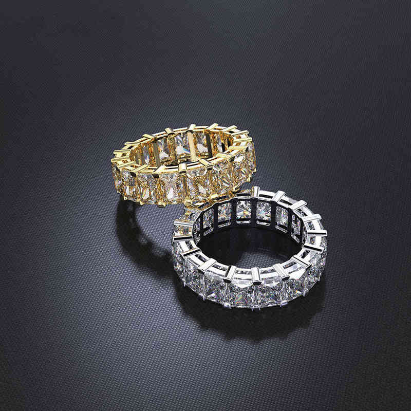 Luxury Eternity Promise ring 925 Sterling silver Princess cut AAAA cz Party Wedding Band Rings for women Bridal Fashion Jewelry X220214
Luxury Eternity Promise ring 925 Sterling silver Princess cut AAAA cz Party Wedding Band Rings for women Bridal Fashion Jewelry X220214