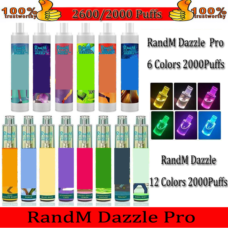 100% Authentic RandM Dazzle Pro Disposable Device Kit Electronic Cigarettes 7ml Pods 2000 2600 Puffs 1100mAh Battery Vape Bar Penrefilled R and M
100% Authentic RandM Dazzle Pro Disposable Device Kit Electronic Cigarettes 7ml Pods 2000 2600 Puffs 1100mAh Battery Vape Bar Penrefilled R and M