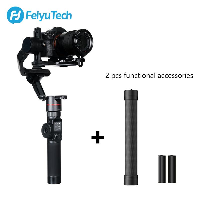 Stabilizers FeiyuTech AK2000 3-Axis Camera Stabilizer With Follow Focus Zoom For 5D GH5/GH5S D850 2.8KG Payload
Stabilizers FeiyuTech AK2000 3-Axis Camera Stabilizer With Follow Focus Zoom For 5D GH5/GH5S D850 2.8KG Payload
