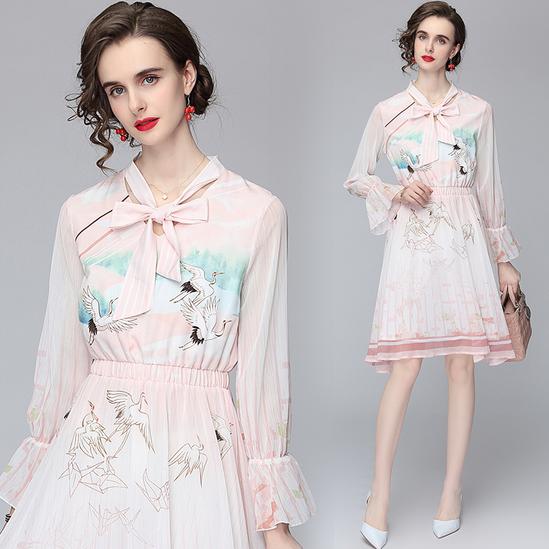 Luxury Designer Printed Bow Pink Dress 2021 Runway Long Sleeve Mock Neck Office Holiday Prom Ladies Sexy Slim A-Line Dresses Spring Autumn W, Black;gray
Luxury Designer Printed Bow Pink Dress 2021 Runway Long Sleeve Mock Neck Office Holiday Prom Ladies Sexy Slim A-Line Dresses Spring Autumn W, Black;gray
