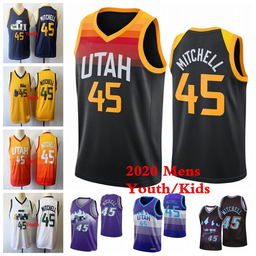 2021 Utah Jazz Men Kids Donovan 45 Mitchell Basketball Jersey Authentic Stitched Vintage Golden Orange Youth S-XXL, Black;red
2021 Utah Jazz Men Kids Donovan 45 Mitchell Basketball Jersey Authentic Stitched Vintage Golden Orange Youth S-XXL, Black;red