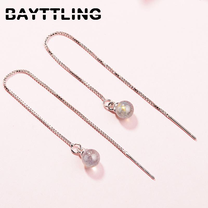Dangle & Chandelier BAYTTLING 925 Sterling Silver 108 MM Elegant Luxury Moonstone Long Drop Earrings For Women Fashion Wedding Jewelry Coupl
Dangle & Chandelier BAYTTLING 925 Sterling Silver 108 MM Elegant Luxury Moonstone Long Drop Earrings For Women Fashion Wedding Jewelry Coupl