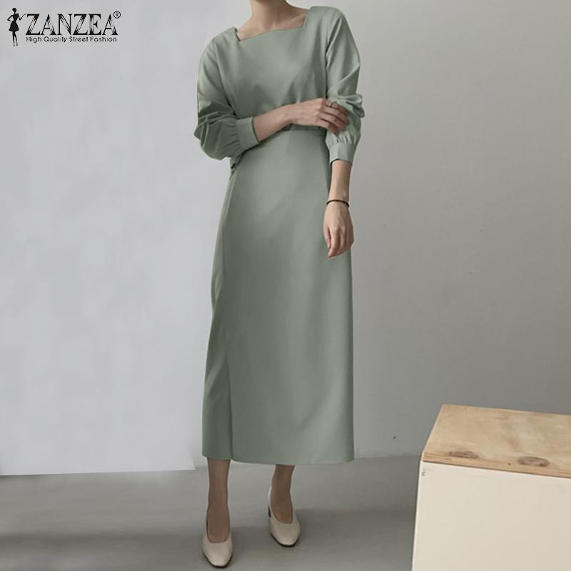 Casual Dresses Solid O-Neck Side Pockets Lace-Up Sundress Bohemian Elegant Party Mid Slim Kaftan Vestidos ZANZEA Autumn Women Full Sleeve Dr, Black;gray
Casual Dresses Solid O-Neck Side Pockets Lace-Up Sundress Bohemian Elegant Party Mid Slim Kaftan Vestidos ZANZEA Autumn Women Full Sleeve Dr, Black;gray
