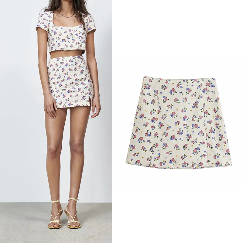 Casual Dresses za 2021 fashion spring ladies linen flower print mini skirt slim waist split street clothing MNQL, Beige
Casual Dresses za 2021 fashion spring ladies linen flower print mini skirt slim waist split street clothing MNQL, Beige