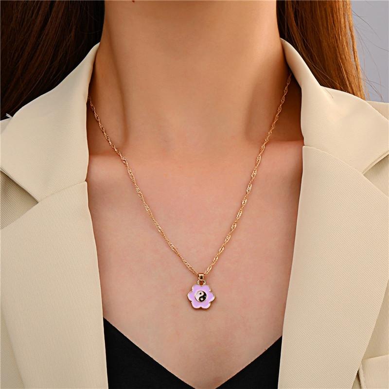 Pendant Necklaces Ins Style Sunflower Enamel Necklace For Women Girls Fashion Yin Yang Plant Charms Choker Jewelry Party Gifts
Pendant Necklaces Ins Style Sunflower Enamel Necklace For Women Girls Fashion Yin Yang Plant Charms Choker Jewelry Party Gifts