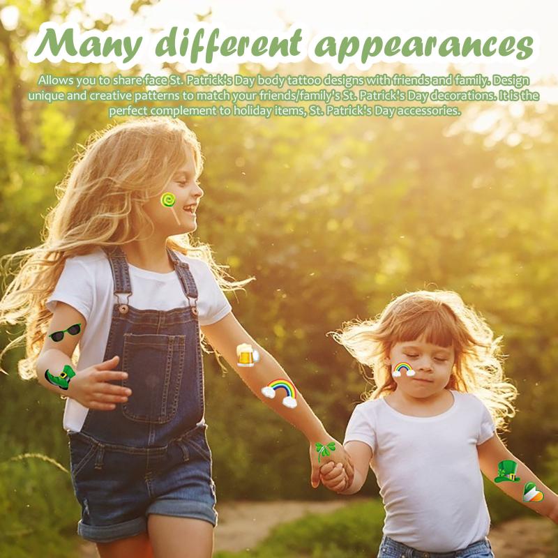 Party Decoration Irish Day St. Patrick's Tattoo Stickers Holiday Festival Cartoon Gifts For Children Kids A40
Party Decoration Irish Day St. Patrick's Tattoo Stickers Holiday Festival Cartoon Gifts For Children Kids A40