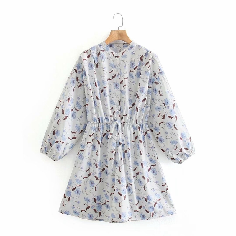 Fashion High Waist Slim A-line Lantern Sleeve Dress Spring Women Above Knee Floral Print Casual Street 210525, Blue
Fashion High Waist Slim A-line Lantern Sleeve Dress Spring Women Above Knee Floral Print Casual Street 210525, Blue
