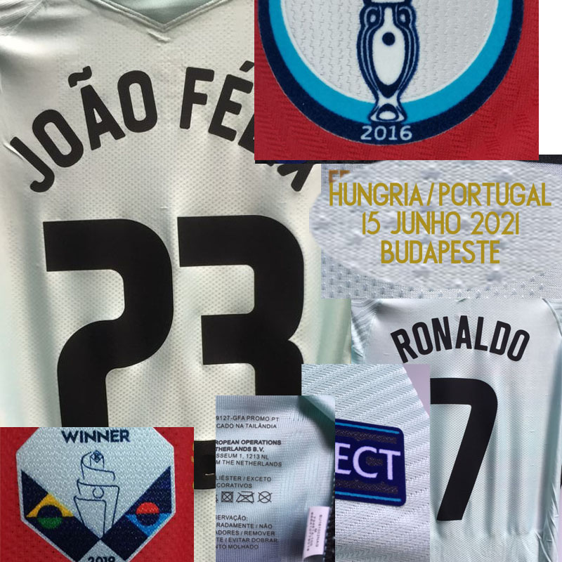 Home Textile 2021 Match Worn Playe issue Guerreiro maillot Ronaldo Joao Felix Bernardo PEPE Fernandes With Game MatchDetails Soccer Patch Badge
Home Textile 2021 Match Worn Playe issue Guerreiro maillot Ronaldo Joao Felix Bernardo PEPE Fernandes With Game MatchDetails Soccer Patch Badge