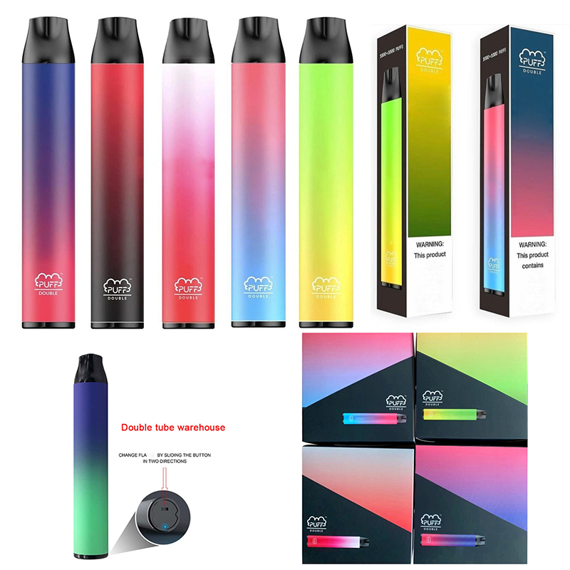 Puff Double 2 in 1 Disposable Vape Pen Kits 2000 Puffs cigarettes 900mAh Battery 6ML Vapor Pod Device eCigs Puffbars Vapes High Quality
Puff Double 2 in 1 Disposable Vape Pen Kits 2000 Puffs cigarettes 900mAh Battery 6ML Vapor Pod Device eCigs Puffbars Vapes High Quality
