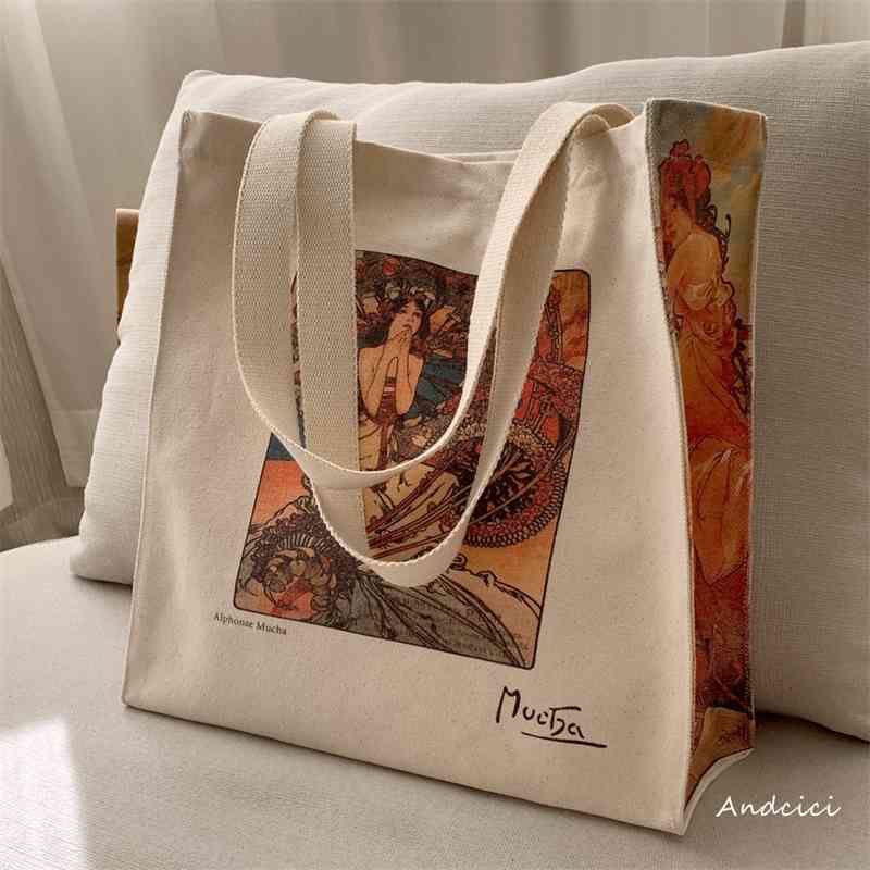 British Museum Musha Monte Carlo oil painting canvas women's one shoulder student school shopping bag, Sky blue
British Museum Musha Monte Carlo oil painting canvas women's one shoulder student school shopping bag, Sky blue