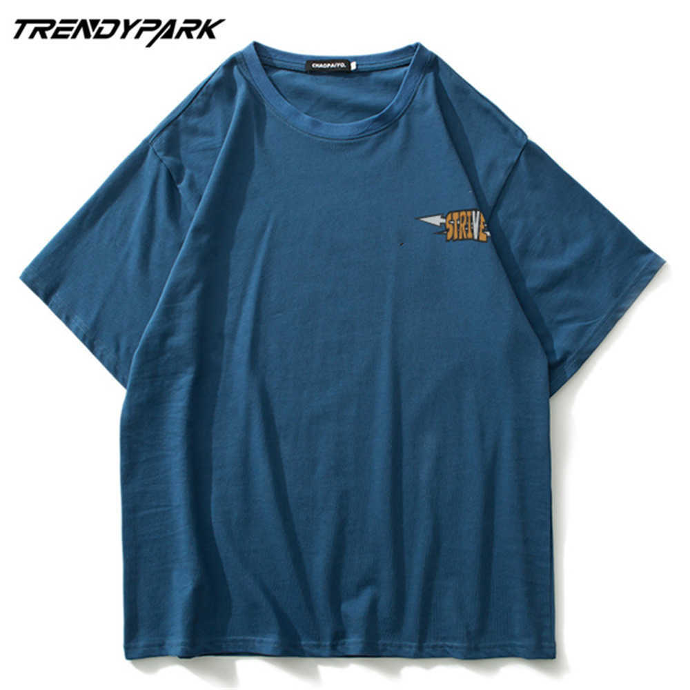 Men's T-shirt Big Letters Print Summer Short Sleeve Hip Hop Oversize Cotton Casual Harajuku Streetwear Top Tshirts Clothing 210601