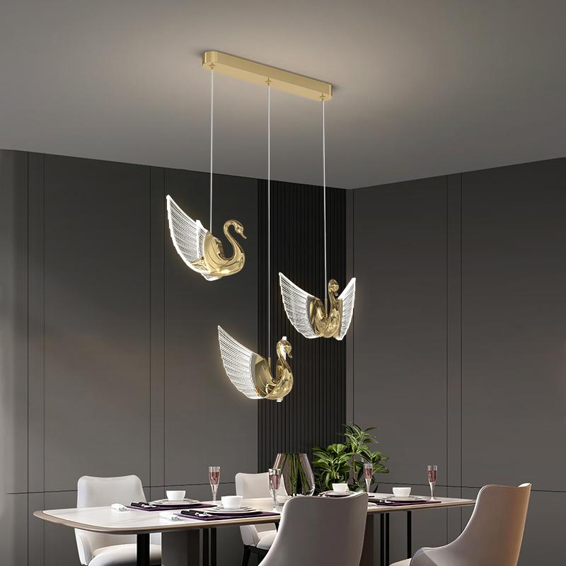 Pendant Lamps Modern Golden Swan Light Nordic LED Lighting For Bedroom Bedside Diving Room Restaurant Kitchen Atmosphere
Pendant Lamps Modern Golden Swan Light Nordic LED Lighting For Bedroom Bedside Diving Room Restaurant Kitchen Atmosphere