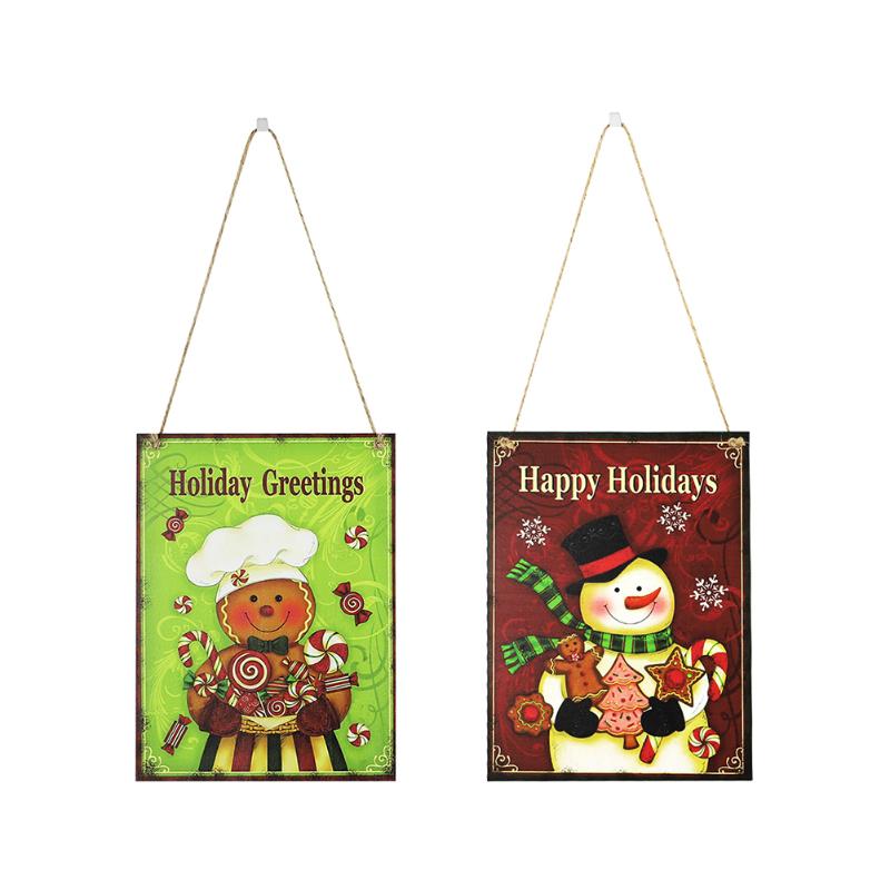Christmas Decorations Ornaments Gingerbread Man Snowman Elk Door Hanging Sign Plaque Wall Hanger Pendant Wedding Holiday Party Home Decor
Christmas Decorations Ornaments Gingerbread Man Snowman Elk Door Hanging Sign Plaque Wall Hanger Pendant Wedding Holiday Party Home Decor