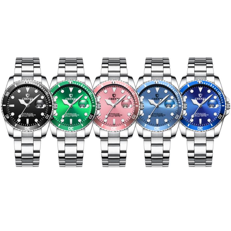 Wristwatches 2021 Fashion Luxury Ladies Watch Stainless Steel Waterproof Watches Women Pink Blue Green Dial For Female
Wristwatches 2021 Fashion Luxury Ladies Watch Stainless Steel Waterproof Watches Women Pink Blue Green Dial For Female