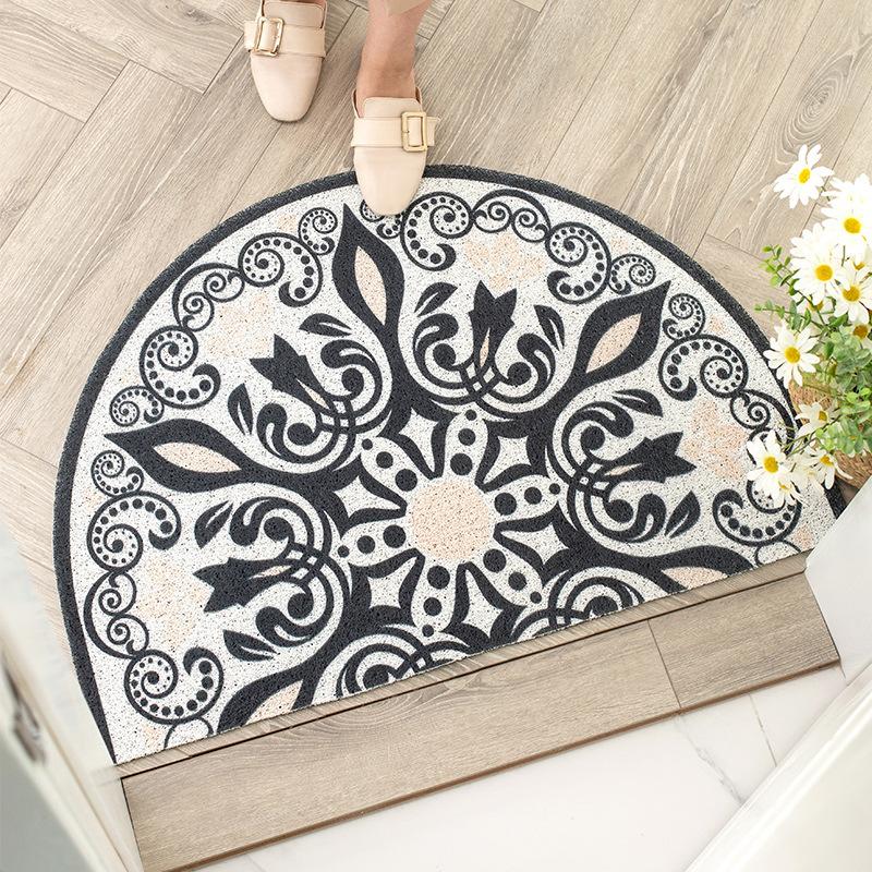Carpets Entrance Doormat Nordic Moroccan Retro Carpet Anti-slip Semi-circle Rugs Bedroom Kitchen Floor Mat Bath Home Decor
Carpets Entrance Doormat Nordic Moroccan Retro Carpet Anti-slip Semi-circle Rugs Bedroom Kitchen Floor Mat Bath Home Decor