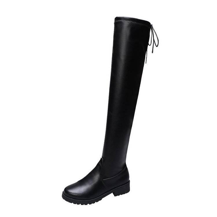 Boots Large Size 35-43 Women Spring Winter Over The Knee Heels Quality Long Comfort Square Botines Mujer Thigh High
