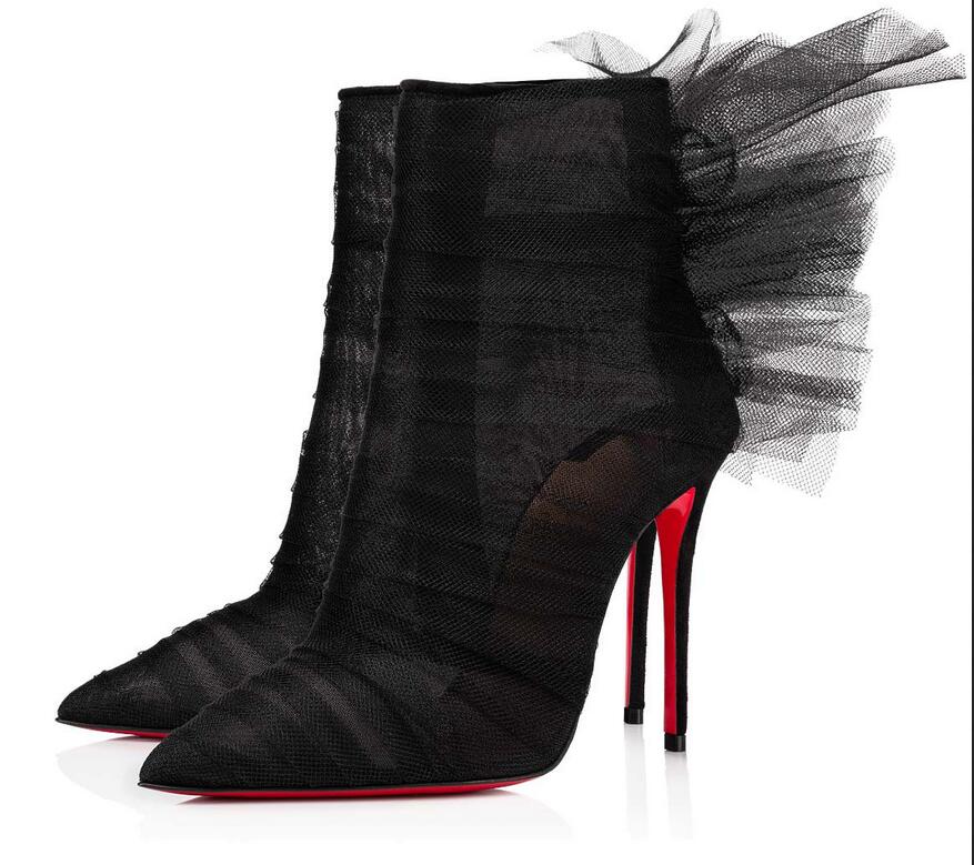 Fashion Women Libellibotta 100 mm Flats Shoes Ankle Boots Woman Heels Boot Party Wedding Shoe with Box High Quality Red Bottom
Fashion Women Libellibotta 100 mm Flats Shoes Ankle Boots Woman Heels Boot Party Wedding Shoe with Box High Quality Red Bottom