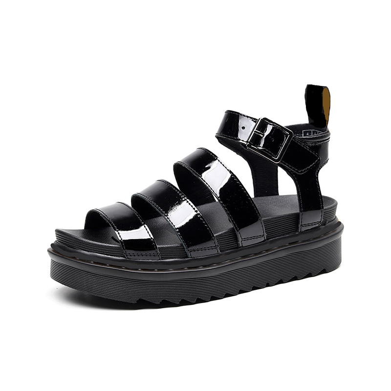 Fashion woman gladiator sandals black white real leather 5cm platform ankle strap designer summer shoes size 35-44, Wear sticker
Fashion woman gladiator sandals black white real leather 5cm platform ankle strap designer summer shoes size 35-44, Wear sticker