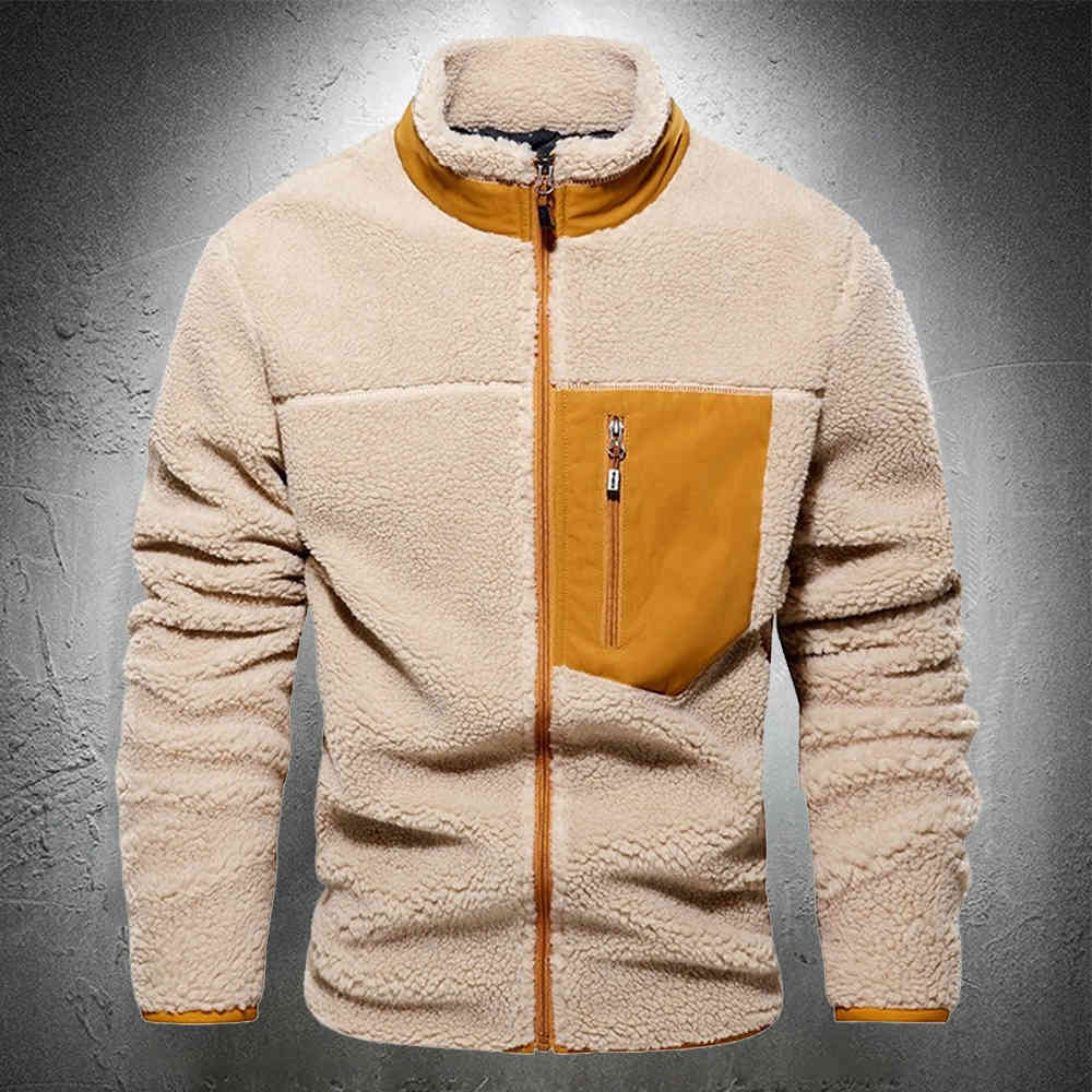 Men's Jackets Sherpa Fleece Streetwear Fashion Trends Autumn Winter and Coats Thick Warm Coat CDB8, Black;brown
Men's Jackets Sherpa Fleece Streetwear Fashion Trends Autumn Winter and Coats Thick Warm Coat CDB8, Black;brown
