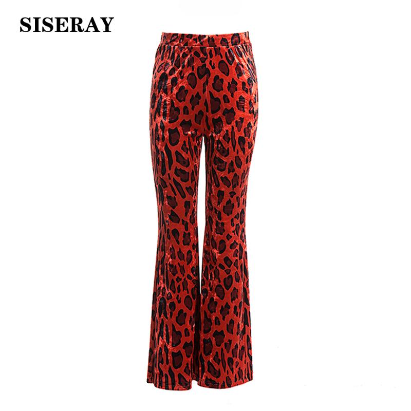 Women' Pants & Capris 2021 Red Leopard Flare Ankle Streetwear High Waisted Velvet Women Pantalon Fashion Bell Bottom Femme Trousers
Women' Pants & Capris 2021 Red Leopard Flare Ankle Streetwear High Waisted Velvet Women Pantalon Fashion Bell Bottom Femme Trousers