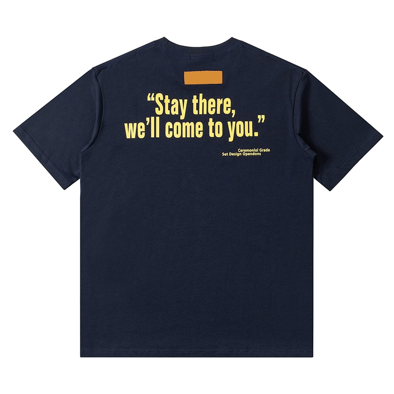 Europe Spring Summer stay there T shirt Men Women Short Sleeve Tshirt casual Streetwear Cotton Tee, White;black
Europe Spring Summer stay there T shirt Men Women Short Sleeve Tshirt casual Streetwear Cotton Tee, White;black