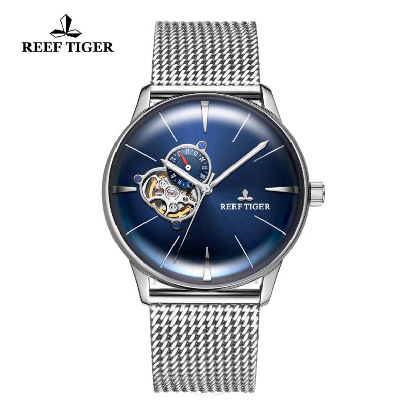 Wristwatches Reef Tiger/RT 2021 Designer Blue Watch For Men Steel Automatic Watches Sapphire Crystal Bracelet Relogio RGA8239, Rga8239-yby
Wristwatches Reef Tiger/RT 2021 Designer Blue Watch For Men Steel Automatic Watches Sapphire Crystal Bracelet Relogio RGA8239, Rga8239-yby