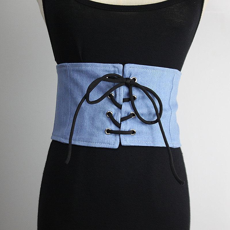 Belts Denim Wide Waist Binding Spring And Summer Shirt Skirt With Bow Belt Women's Decoration Two Piece Set Large, Black;brown
Belts Denim Wide Waist Binding Spring And Summer Shirt Skirt With Bow Belt Women's Decoration Two Piece Set Large, Black;brown