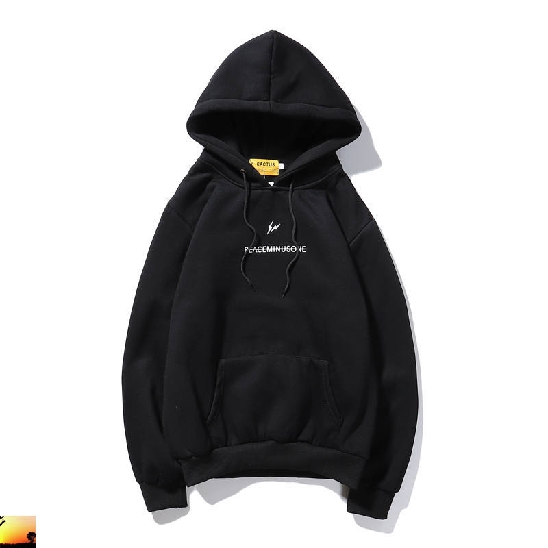 Peaceminusone Daisy Hoodie Sweatshirts for Men and Women Chrysanthemum Fleece Sweatshirt 210420