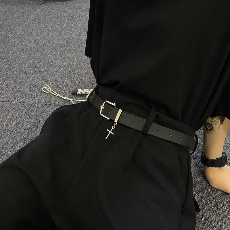 Women's Korean-Style Ins Harajuku Style Personality All-Match Trouser Ulzzang Retro Black Belt Student Couple Fashion P0817
Women's Korean-Style Ins Harajuku Style Personality All-Match Trouser Ulzzang Retro Black Belt Student Couple Fashion P0817