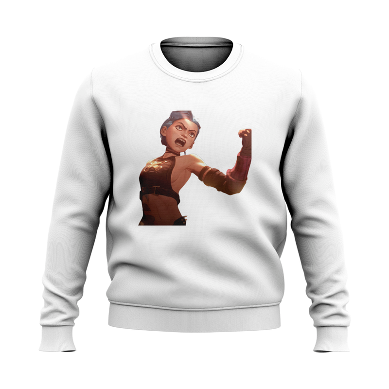 Sweater Jinx 3D printing lol vigorous girl pattern casual party style top round neck high quality autumn and winter hoodless sweater, Black
Sweater Jinx 3D printing lol vigorous girl pattern casual party style top round neck high quality autumn and winter hoodless sweater, Black
