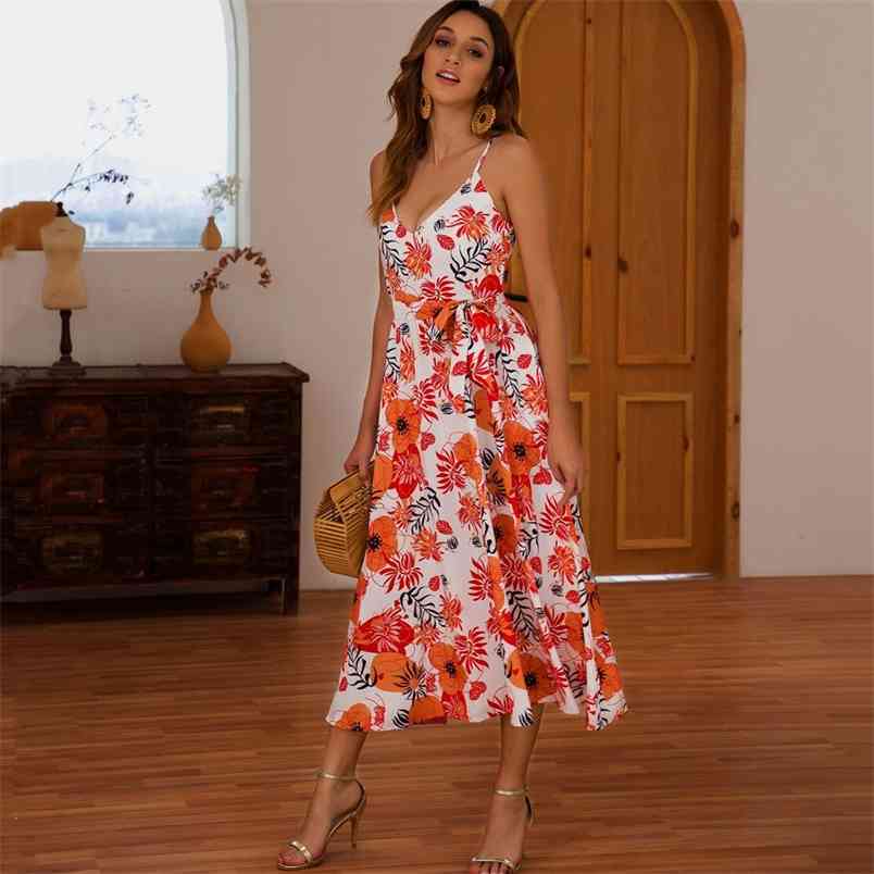 Summer Fashion Strapless V-neck Sleeveless Printed Dress Women Sexy Backless Bow Maxi Vestido De Mulher Female Robes 210517, Orange
Summer Fashion Strapless V-neck Sleeveless Printed Dress Women Sexy Backless Bow Maxi Vestido De Mulher Female Robes 210517, Orange