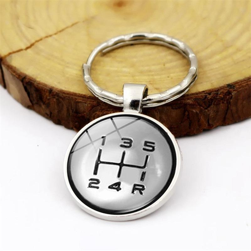 Keychains WG 1pc Gear Shift Pattern Time Gem&stone Keychain Keyring Pendant Metal Glass Creative Driver Gift
Keychains WG 1pc Gear Shift Pattern Time Gem&stone Keychain Keyring Pendant Metal Glass Creative Driver Gift
