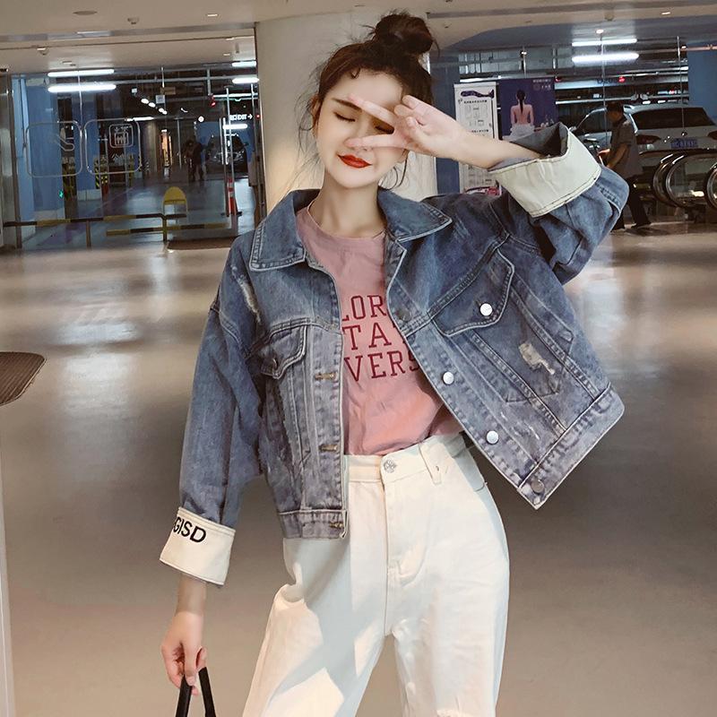 women's jackets spring and in autumn jacket short female jeans loose bf retro hong kong style xkj1, Black;brown
women's jackets spring and in autumn jacket short female jeans loose bf retro hong kong style xkj1, Black;brown
