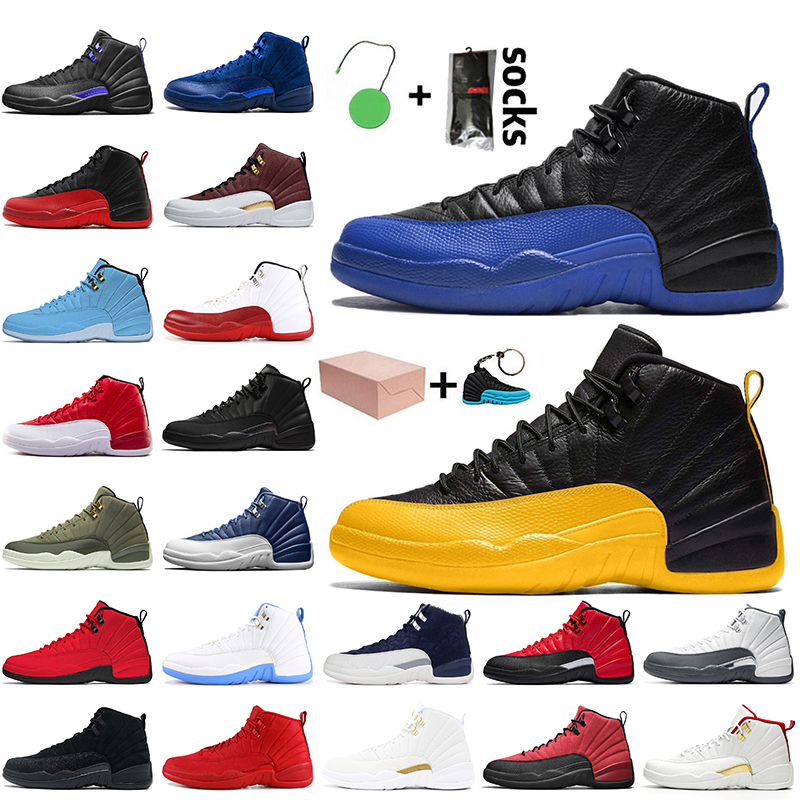 With Box Dark Concord University Gold Retro Mens Basketball Shoes Jumpman 12 12s Reverse Flu Game Indigo Deep Royal Blue Michigan Trainers Sneakers, #27 university blue 40-47
With Box Dark Concord University Gold Retro Mens Basketball Shoes Jumpman 12 12s Reverse Flu Game Indigo Deep Royal Blue Michigan Trainers Sneakers, #27 university blue 40-47