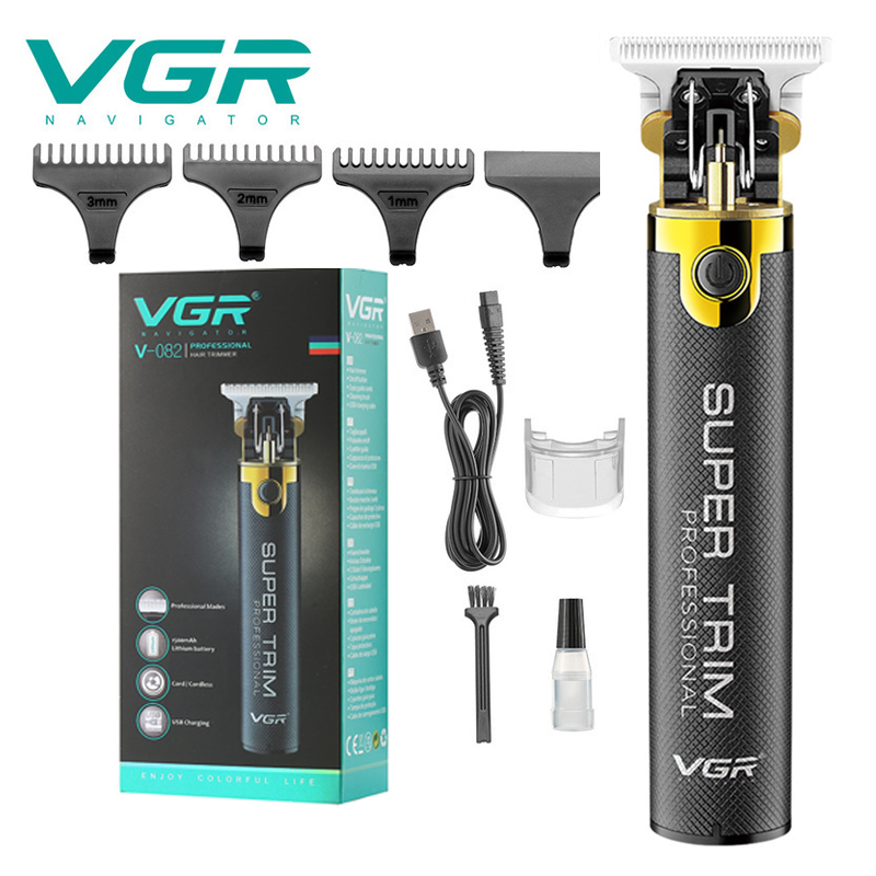 VGR New Electric Hair Clipper Noise Reduction T-shape Blade Stainless Steel Blade With Three Limit Combs Hair Trimmers
VGR New Electric Hair Clipper Noise Reduction T-shape Blade Stainless Steel Blade With Three Limit Combs Hair Trimmers