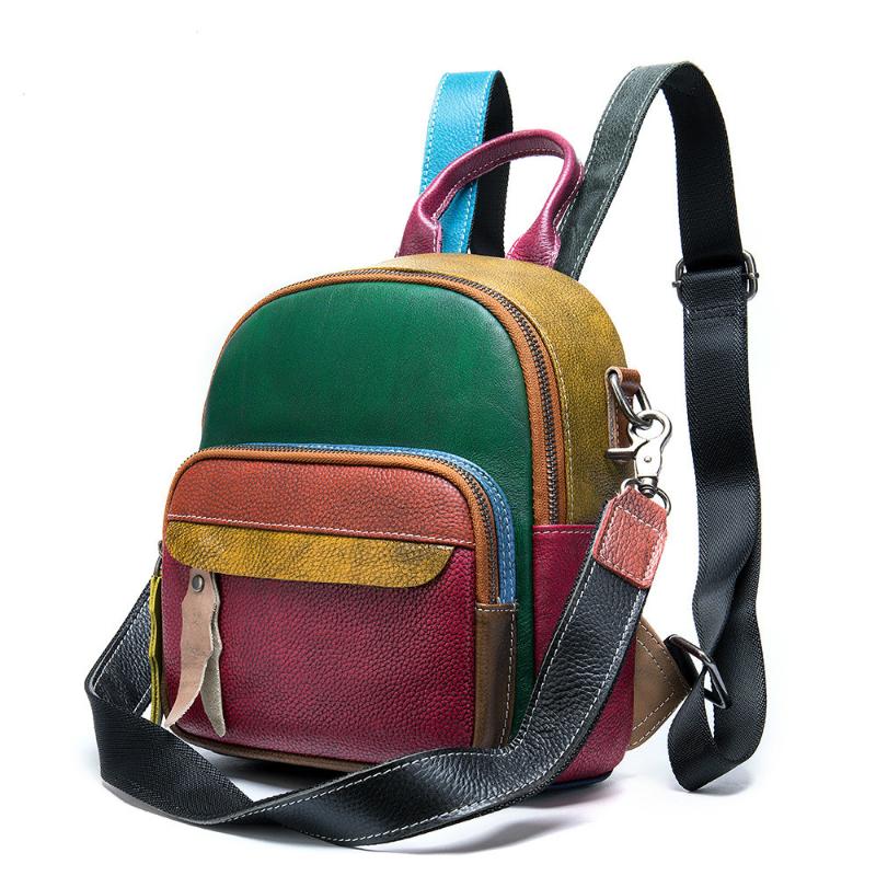 Backpack Soft Real Leather Women Black Small Back Packs For Girls School Teenagers Genuine Mochila Feminina, Multicolor
Backpack Soft Real Leather Women Black Small Back Packs For Girls School Teenagers Genuine Mochila Feminina, Multicolor