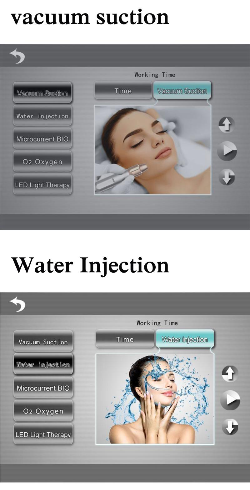 9 in1 Diamond Microdermabrasion Dermabrasion Machine PDT Exfoliation Removal Wrinkle Facial Peeling Tools With oxygen mask