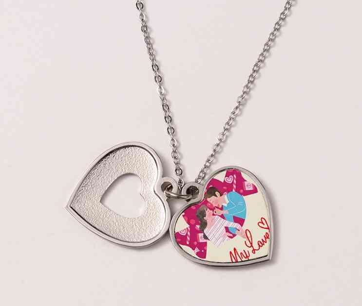2021 New DIY Sublimation Blanks Love Heart Carved Sliding Locket Necklace for Valentine's Day, Silver
2021 New DIY Sublimation Blanks Love Heart Carved Sliding Locket Necklace for Valentine's Day, Silver