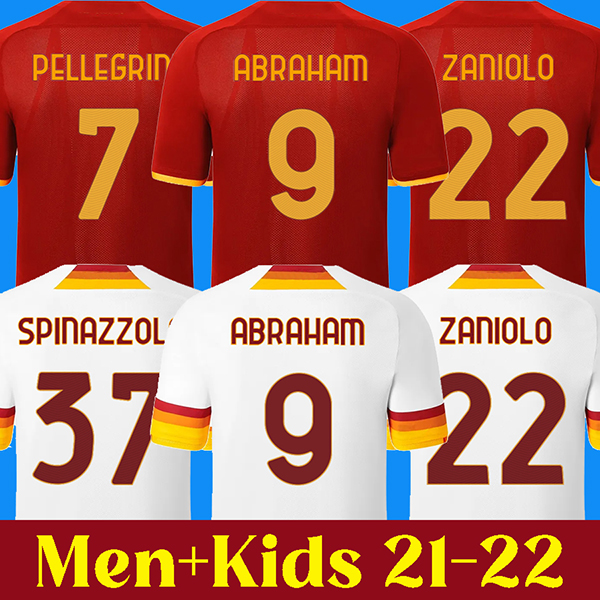 21 22 rome soccer jersey ABRAHAM ZANIOLO 2021 2022 football shirt roma PELLEGRINI MANOLAS MAYORAL camiseta de fútbol SPINAZZOLA as maillot foot, Black;yellow
21 22 rome soccer jersey ABRAHAM ZANIOLO 2021 2022 football shirt roma PELLEGRINI MANOLAS MAYORAL camiseta de fútbol SPINAZZOLA as maillot foot, Black;yellow