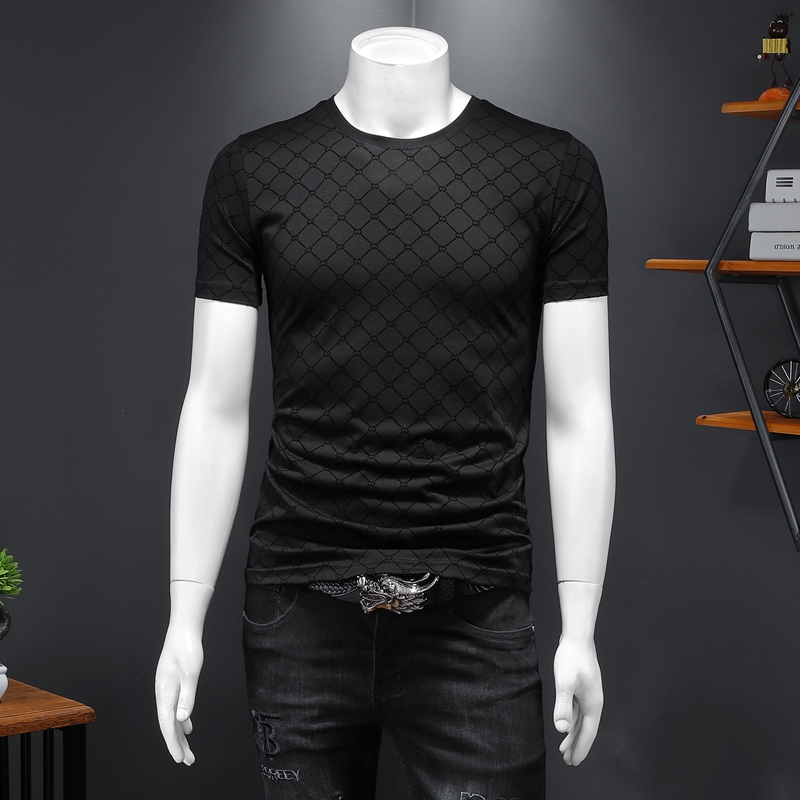 2021 summer men's three-dimensional flocking t-shirt short-sleeved slim-fit printing half-sleeved trend handsome clothes little bee, Black
2021 summer men's three-dimensional flocking t-shirt short-sleeved slim-fit printing half-sleeved trend handsome clothes little bee, Black