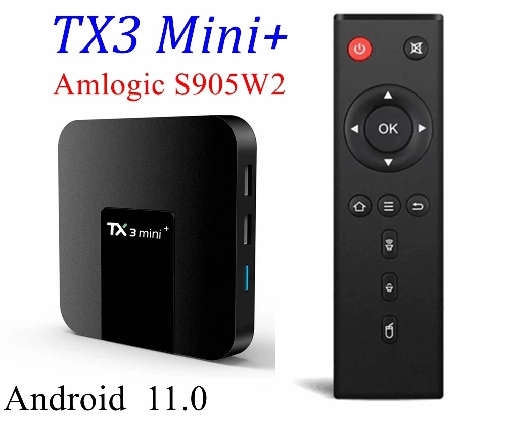 Android 11 TV Box TX3 Mini Plus 4GB RAM 32GB Amlogic S905W2 2.4G/5G Dual Wifi 4K 60fps LAN 100M Set Top Box 2GB 16GB
Android 11 TV Box TX3 Mini Plus 4GB RAM 32GB Amlogic S905W2 2.4G/5G Dual Wifi 4K 60fps LAN 100M Set Top Box 2GB 16GB