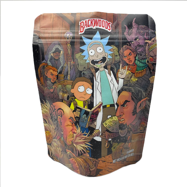 3.5g Backwoods bag edibles Smell Proof Resealable Zipper gummy dry herb Mylar packaging Bags
3.5g Backwoods bag edibles Smell Proof Resealable Zipper gummy dry herb Mylar packaging Bags