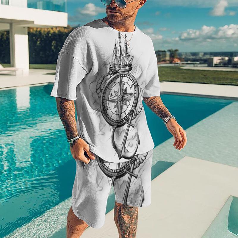 Men's Tracksuits Summer Men Sportswear Fashion Clothes Suit Casual Tracksuit Oversized O-Collar Short Sleeved T-Shirt+Shorts 2 Piece Sets, Kz-ot111
Men's Tracksuits Summer Men Sportswear Fashion Clothes Suit Casual Tracksuit Oversized O-Collar Short Sleeved T-Shirt+Shorts 2 Piece Sets, Kz-ot111