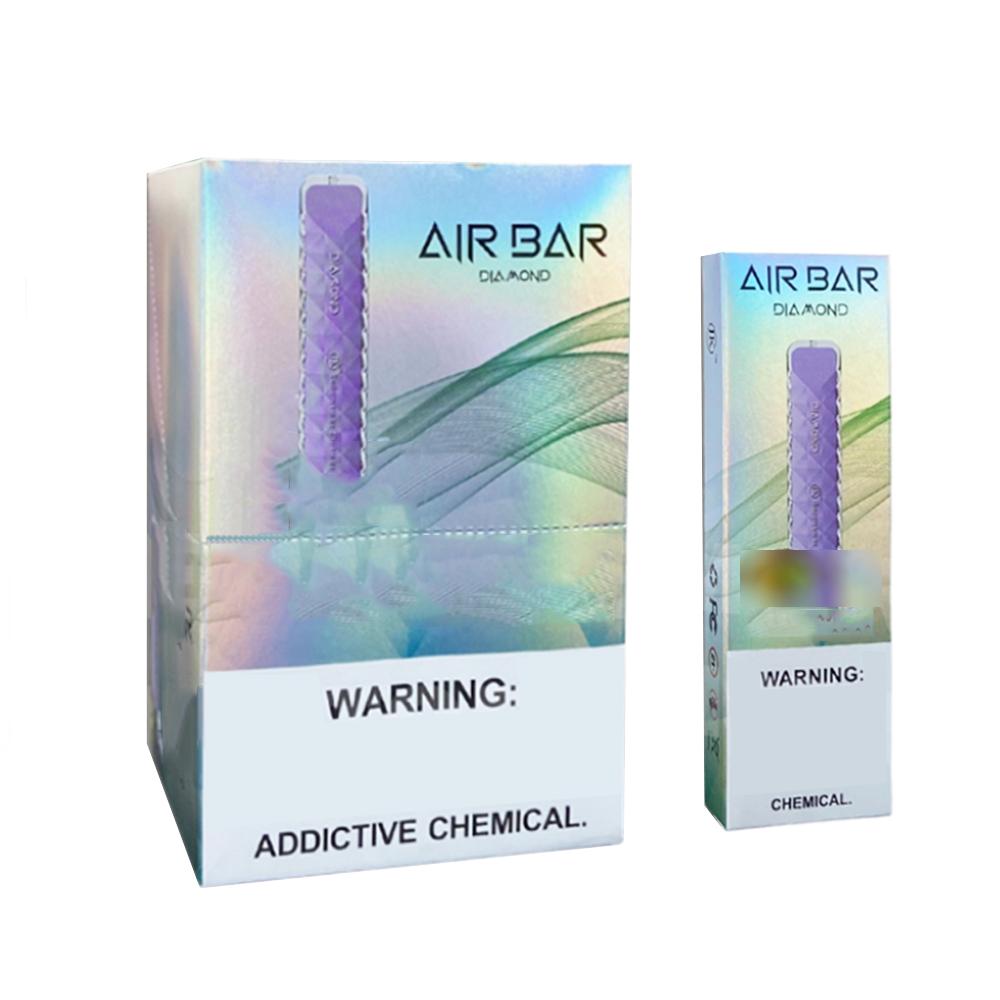 AIR BAR DIAMOND Disposable Pod Device Kit E cigarettes 500 Puffs 380mAh Battery 1.8ml Prefilled Cartridge Vape Stick Pen Vs Puff Bang XXL Max Lux box Starter Kits
AIR BAR DIAMOND Disposable Pod Device Kit E cigarettes 500 Puffs 380mAh Battery 1.8ml Prefilled Cartridge Vape Stick Pen Vs Puff Bang XXL Max Lux box Starter Kits