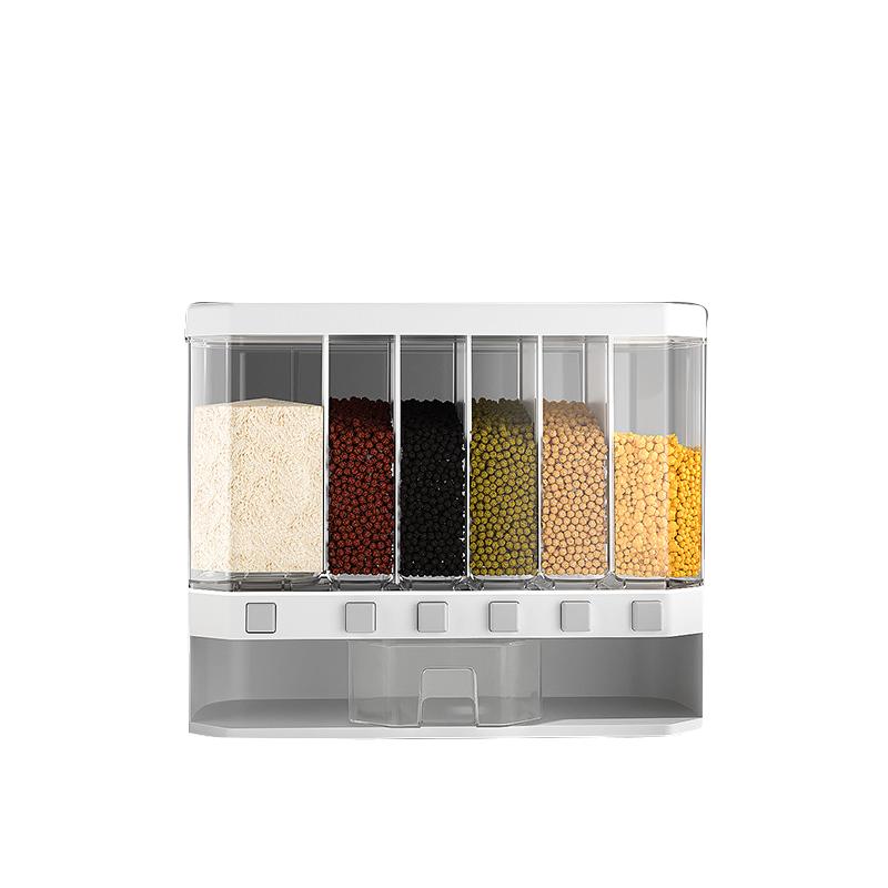 Storage Bottles & Jars Household Rotary Dry Goods Snack Tank Multi-purpose Six-compartment Moisture-proof Sealed Rice Bucket And Whole Grain
Storage Bottles & Jars Household Rotary Dry Goods Snack Tank Multi-purpose Six-compartment Moisture-proof Sealed Rice Bucket And Whole Grain
