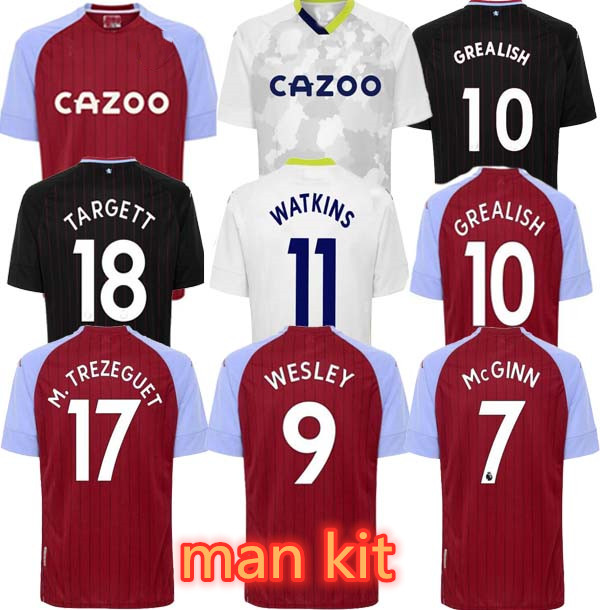 20-21 GREALISH Aston Villa Soccer Jersey 20 21 home Football Shirt WESLEY EL GHAZI McGINN DOUGLAS LUIZ JOTA KODJA maillots foot Men kit, Black
20-21 GREALISH Aston Villa Soccer Jersey 20 21 home Football Shirt WESLEY EL GHAZI McGINN DOUGLAS LUIZ JOTA KODJA maillots foot Men kit, Black
