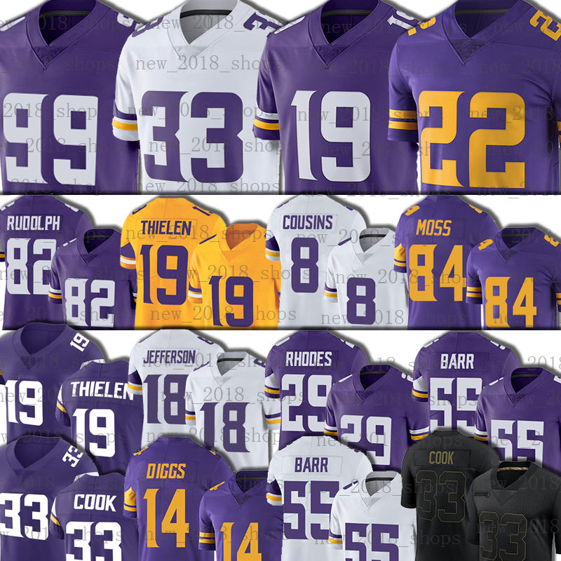 19 Adam Thielen 18 Justin Jefferson Football Jersey 33 Dalvin Cook 99 Danielle Hunter 8 Kirk Cousins 22 Harrison Smith Dalvin Tomlinson Anthony Barr Patrick Peterson, Custom men jersey(w j r)
19 Adam Thielen 18 Justin Jefferson Football Jersey 33 Dalvin Cook 99 Danielle Hunter 8 Kirk Cousins 22 Harrison Smith Dalvin Tomlinson Anthony Barr Patrick Peterson, Custom men jersey(w j r)